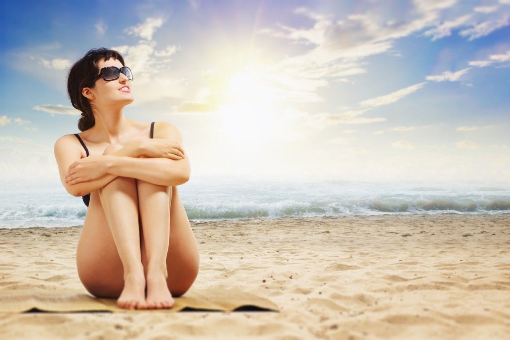 Summer skincare routine and vacation